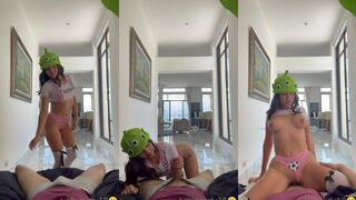 Paygeblog Sucking and Riding Her Boyfriend’s Cock