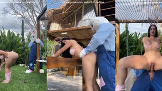 Kathrin3 as Naughty Bunny Fucking Intensely