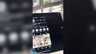 Latina influencer with a big ass fucking in lingerie