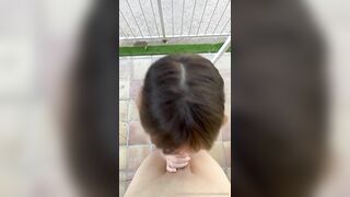Salomé Muñoz naked and very hot sucks and rides a cock by the pool
