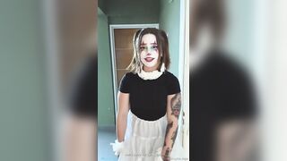 Little Red Witch fucking ends with an ejaculation in her pussy