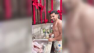 Taliya Jordan gets fucked naked in the kitchen