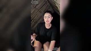 Anna Arango has intense sex on the beach in a rich sexual fantasy.