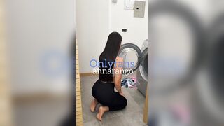 Anna Arango Gets a Good Fucking While Stuck in the Washing Machine