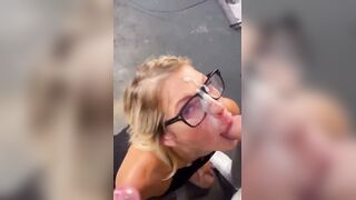 A great load, with pleasure all over my girlfriend's face.