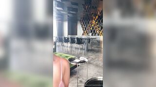 Big-assed blonde with huge tits asks me to fuck her hard.