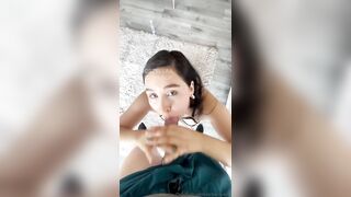 Perfect-assed Latina fucking in very sexy lingerie