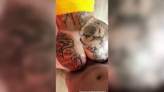 Big assed tattooed girl getting fucked in the ass doggy style
