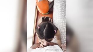 Catsara POV video riding her boyfriend's cock