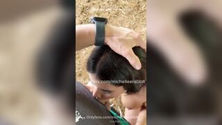 Michelle Rabbit fucking her friend in the farm stable