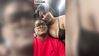 Big-assed Latina having sex with a stranger from the gym