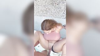 Yiny Leon has sex in the pool with her husband
