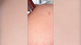 KeylinVIP riding her friend's cock while straddling a chair