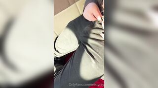 MistyRay straddles her boyfriend's cock while wearing lingerie
