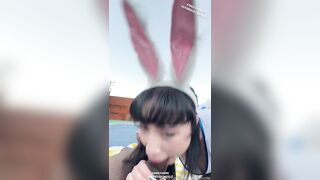 Auhneesh Nicole  with her big ass gets fucked by a BBC outdoors dressed as Lola Bun