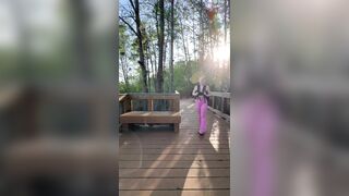 Alana Rose goes on a hike and ends up fucking a stranger