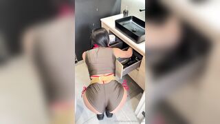 Emjayplays dressed in a very sexy and provocative way having sex with her friend al