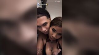 Dominican TikToker Suli Camacho having sex in the hot tub with her new partner and as