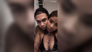 Dominican TikToker Suli Camacho having sex in the hot tub with her new partner and as