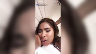 Leaked video of Dominican TikToker Suli Camacho having sex on all fours with her new